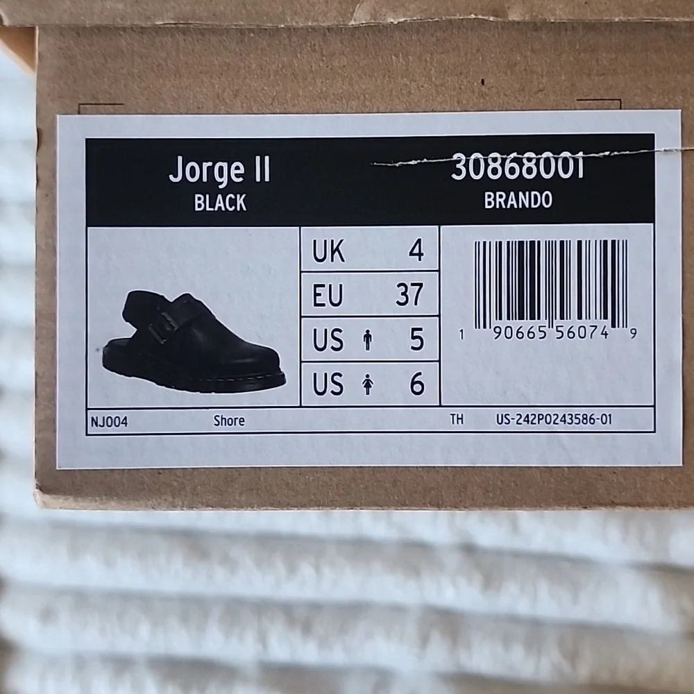 Black Dr. Martens Jorge II Mules - Picture 6 of 7